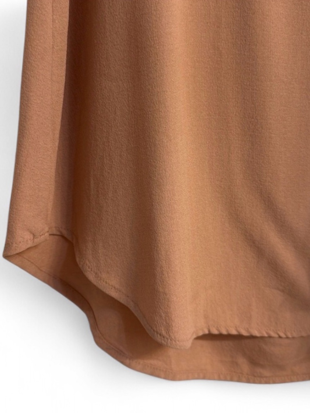 EILEEN FISHER Russet Nutmeg Silk Tank Top Size Small - Picture 9 of 11